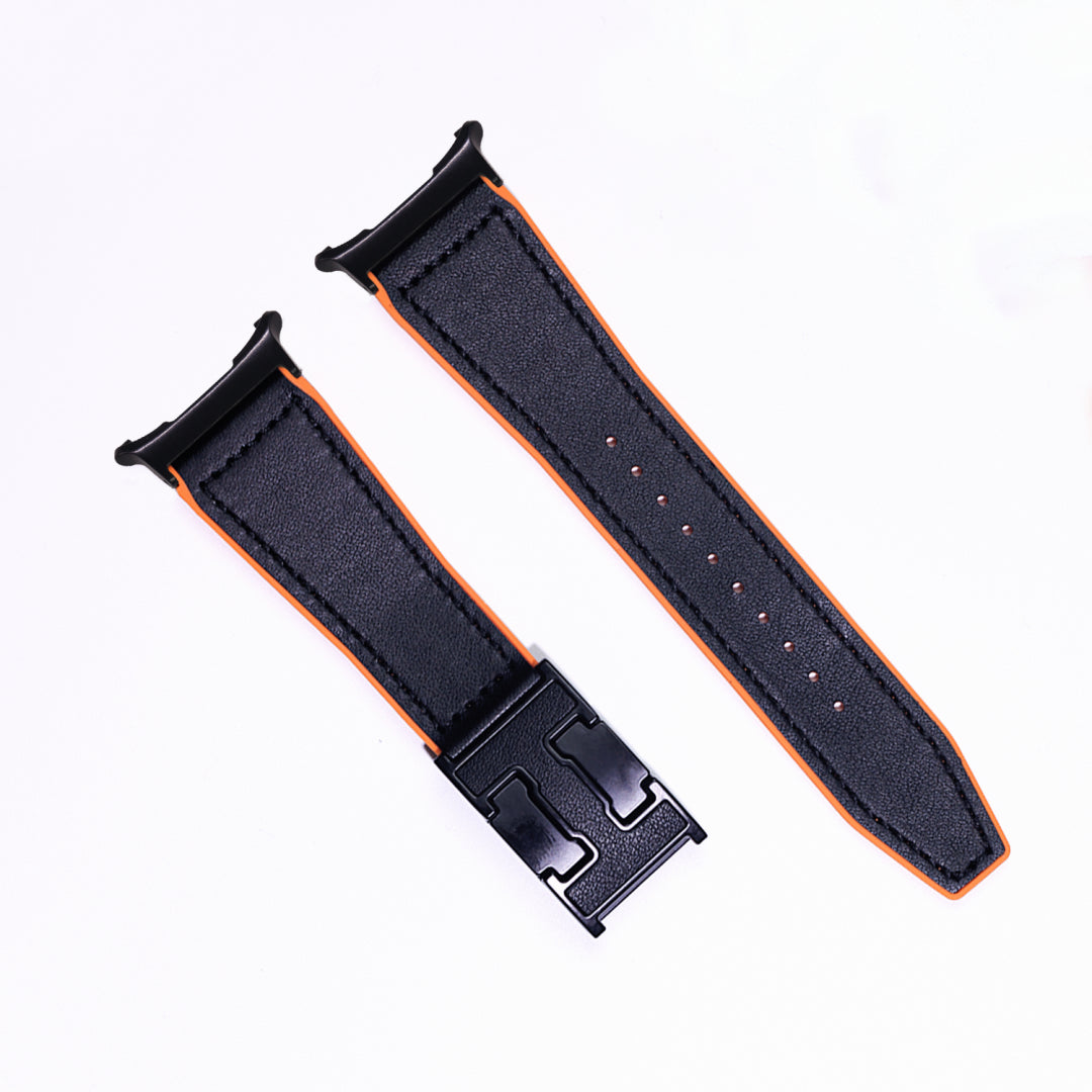 Magnetic Leather & Silicone Band For Samsung Galaxy Watch Ultra