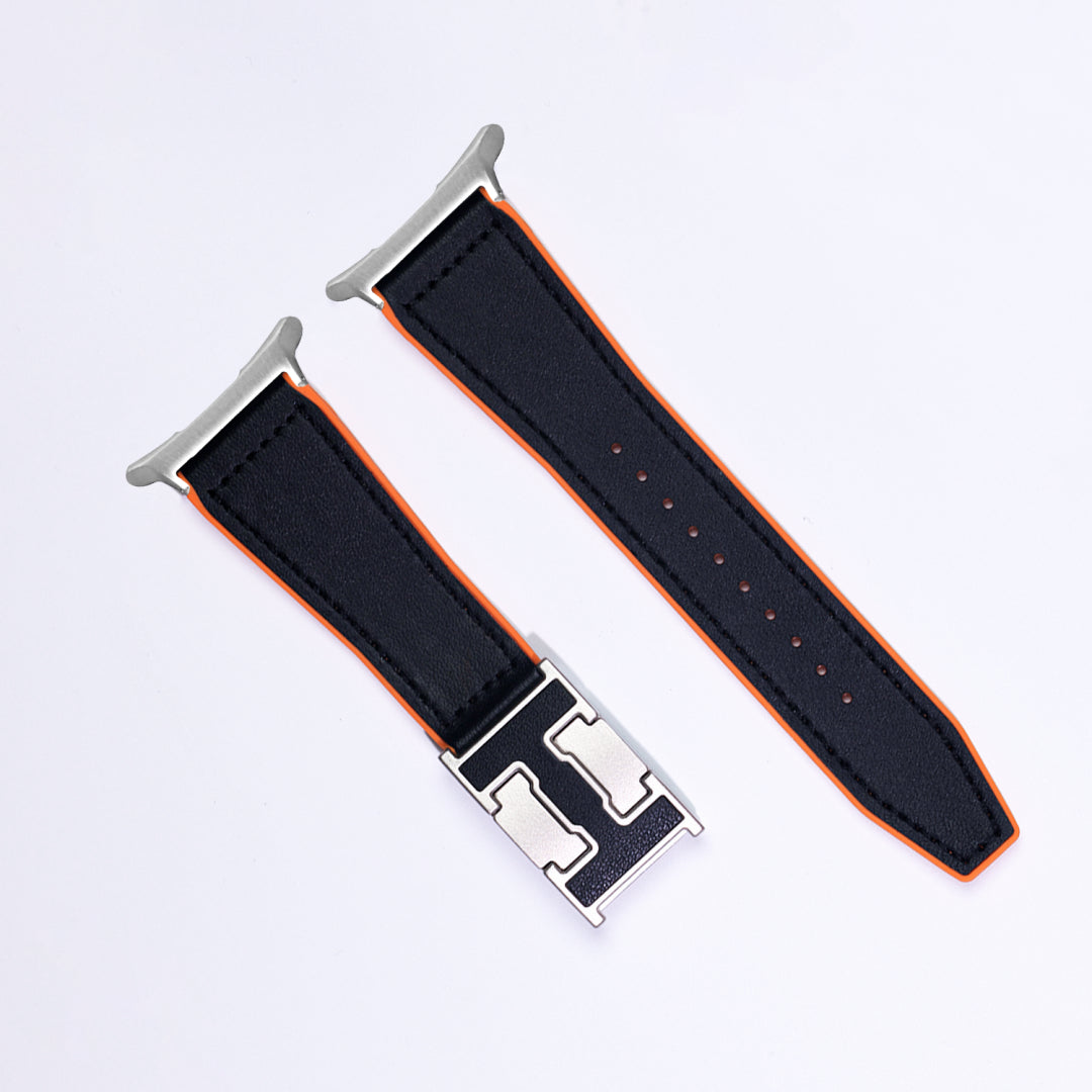 Magnetic Leather & Silicone Band For Samsung Galaxy Watch Ultra