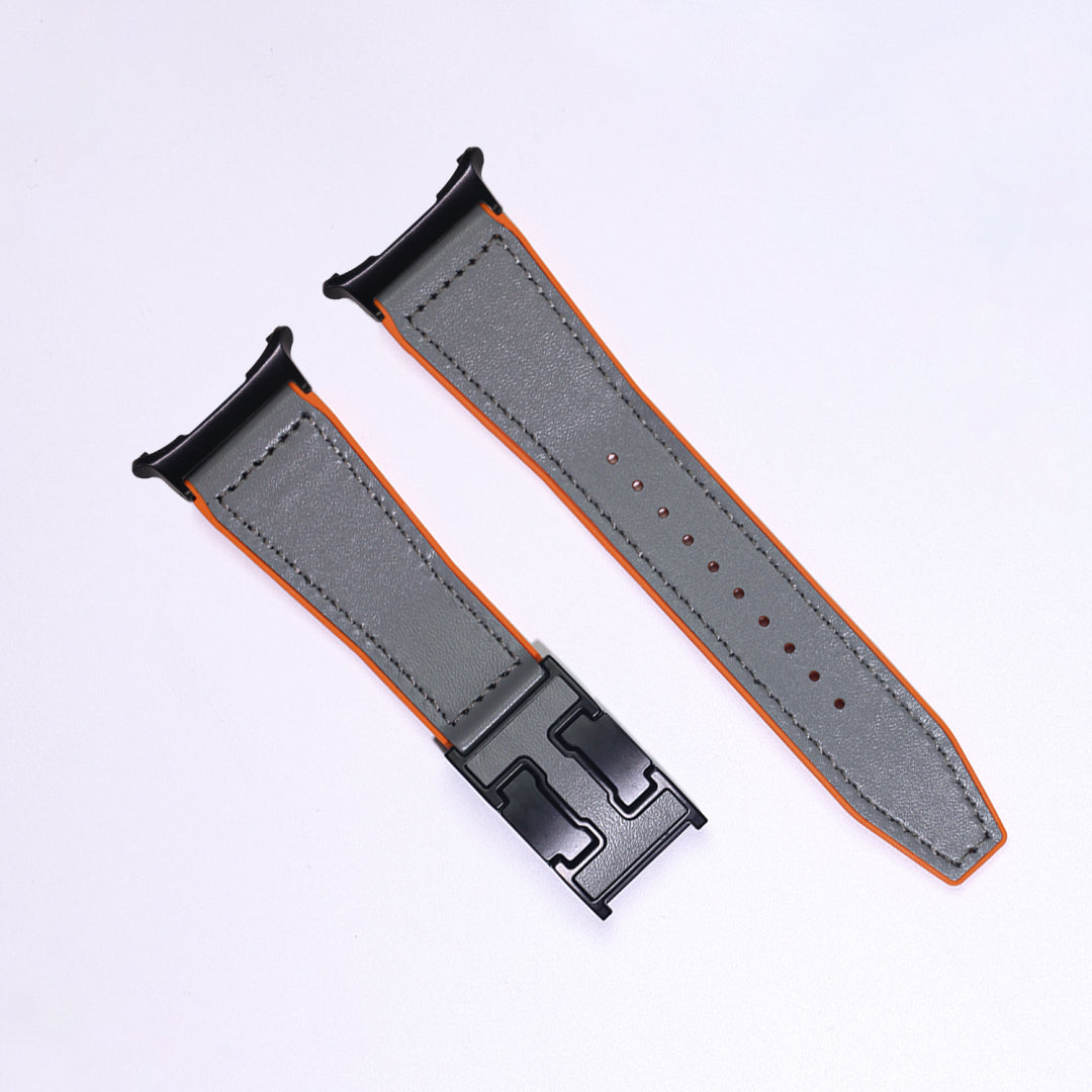 Magnetic Leather & Silicone Band For Samsung Galaxy Watch Ultra