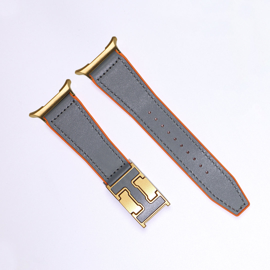 Magnetic Leather & Silicone Band For Samsung Galaxy Watch Ultra
