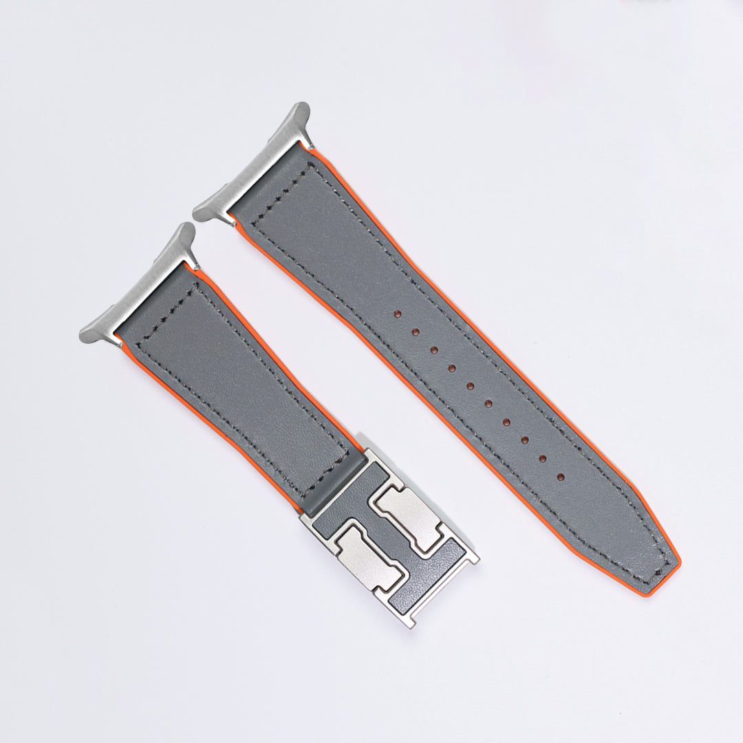 Magnetic Leather & Silicone Band For Samsung Galaxy Watch Ultra