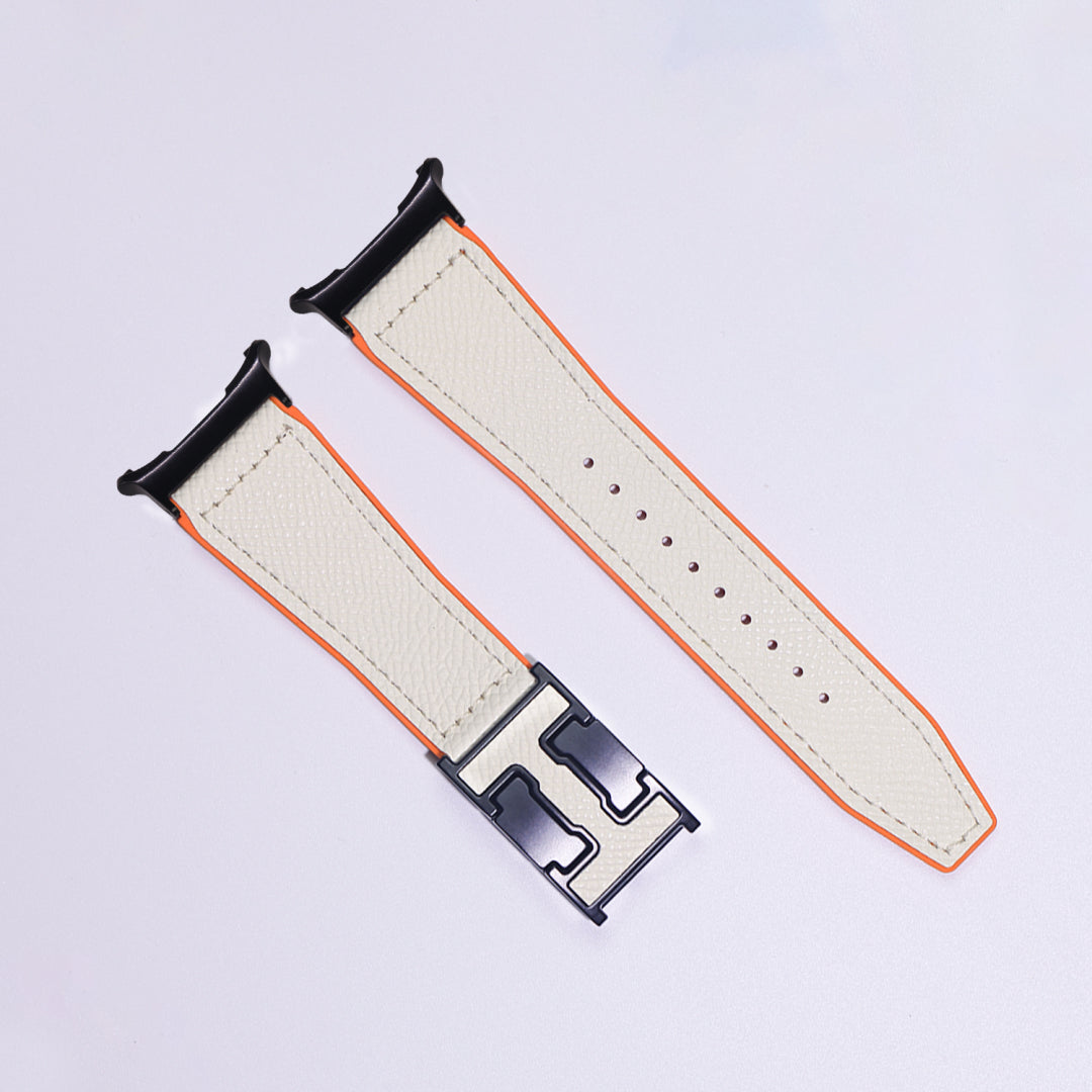 Magnetic Leather & Silicone Band For Samsung Galaxy Watch Ultra