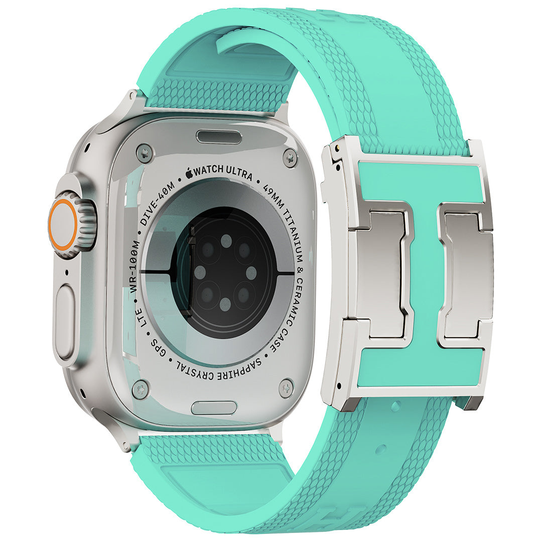 Correa de silicona con hebilla magnética para Apple Watch