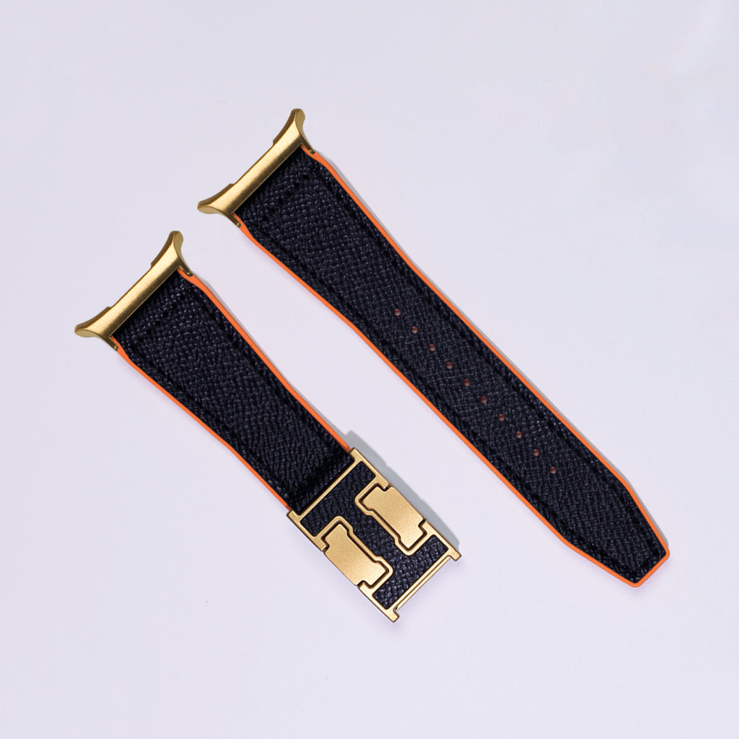 Magnetic Leather & Silicone Band For Samsung Galaxy Watch Ultra