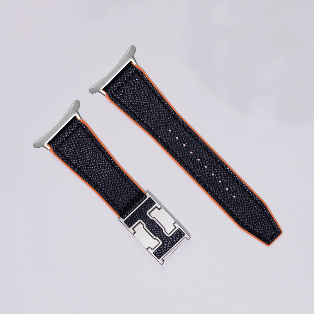 Magnetic Leather & Silicone Band For Samsung Galaxy Watch Ultra