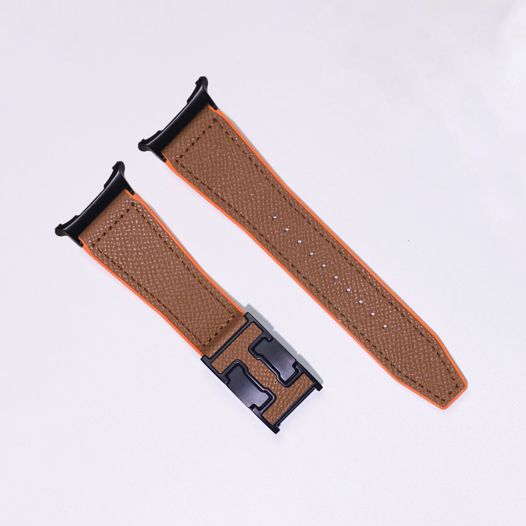 Magnetic Leather & Silicone Band For Samsung Galaxy Watch Ultra