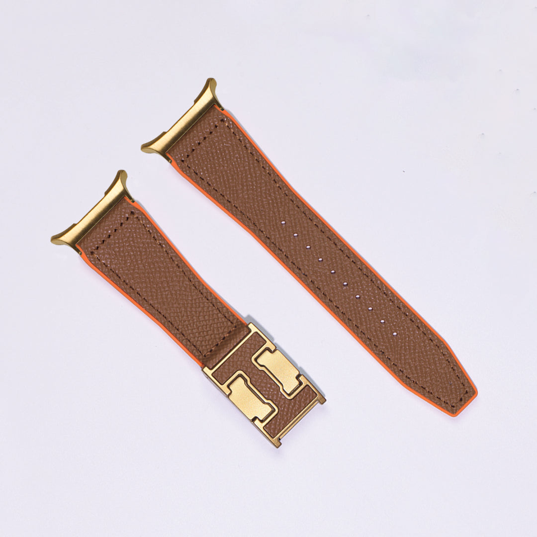 Magnetic Leather & Silicone Band For Samsung Galaxy Watch Ultra