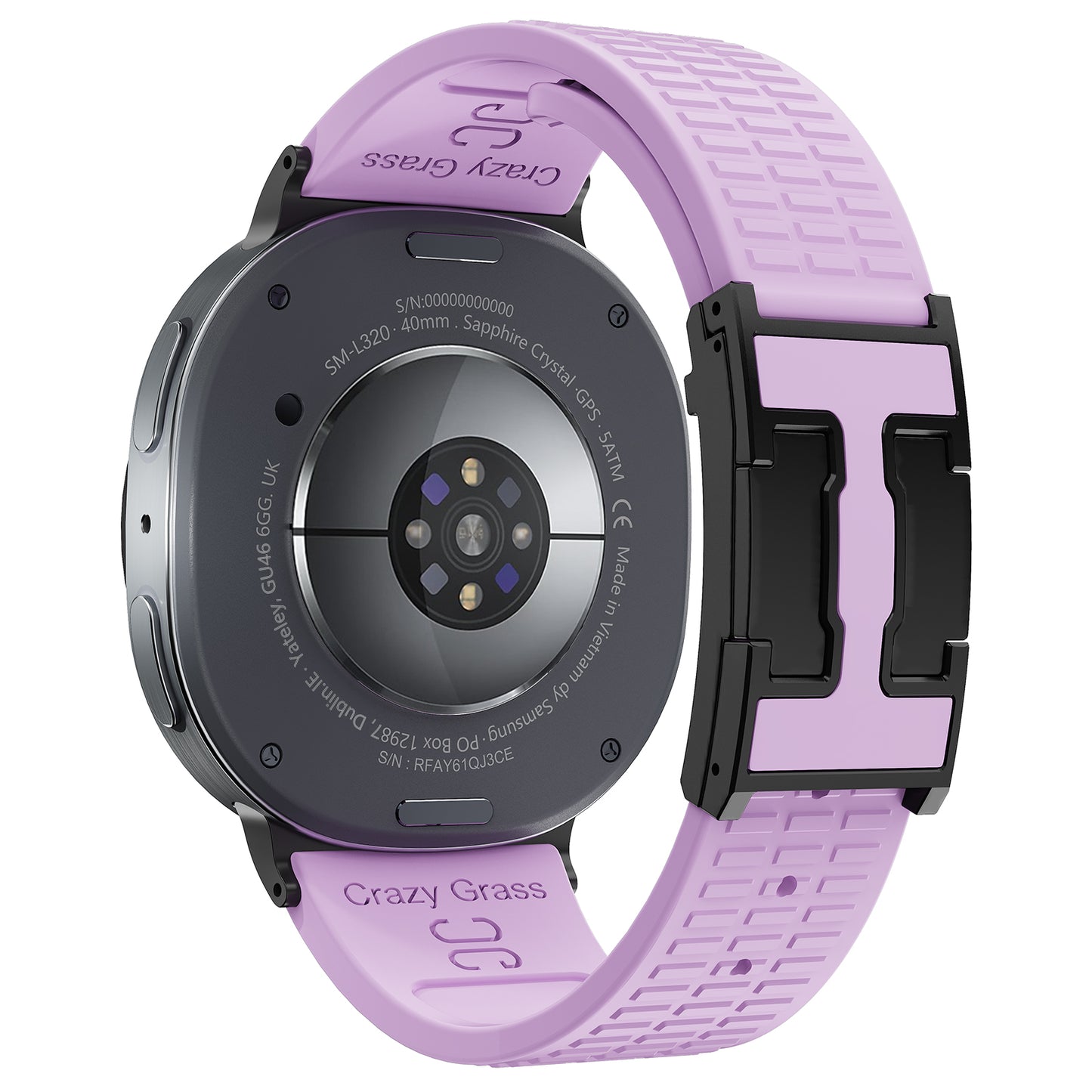 Silicone Magnetic Buckle Strap For Samsung Galaxy Watch