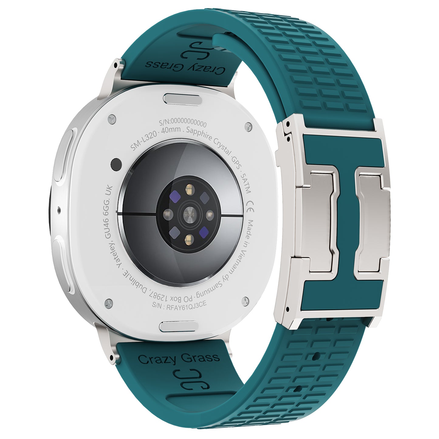 Silicone Magnetic Buckle Strap For Samsung Galaxy Watch