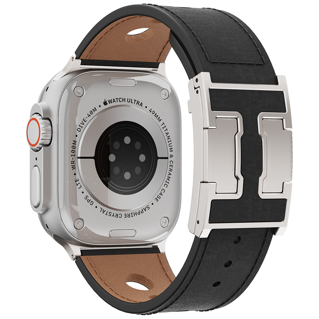 LX Leather Magnetic Buckle Band For Apple Watch