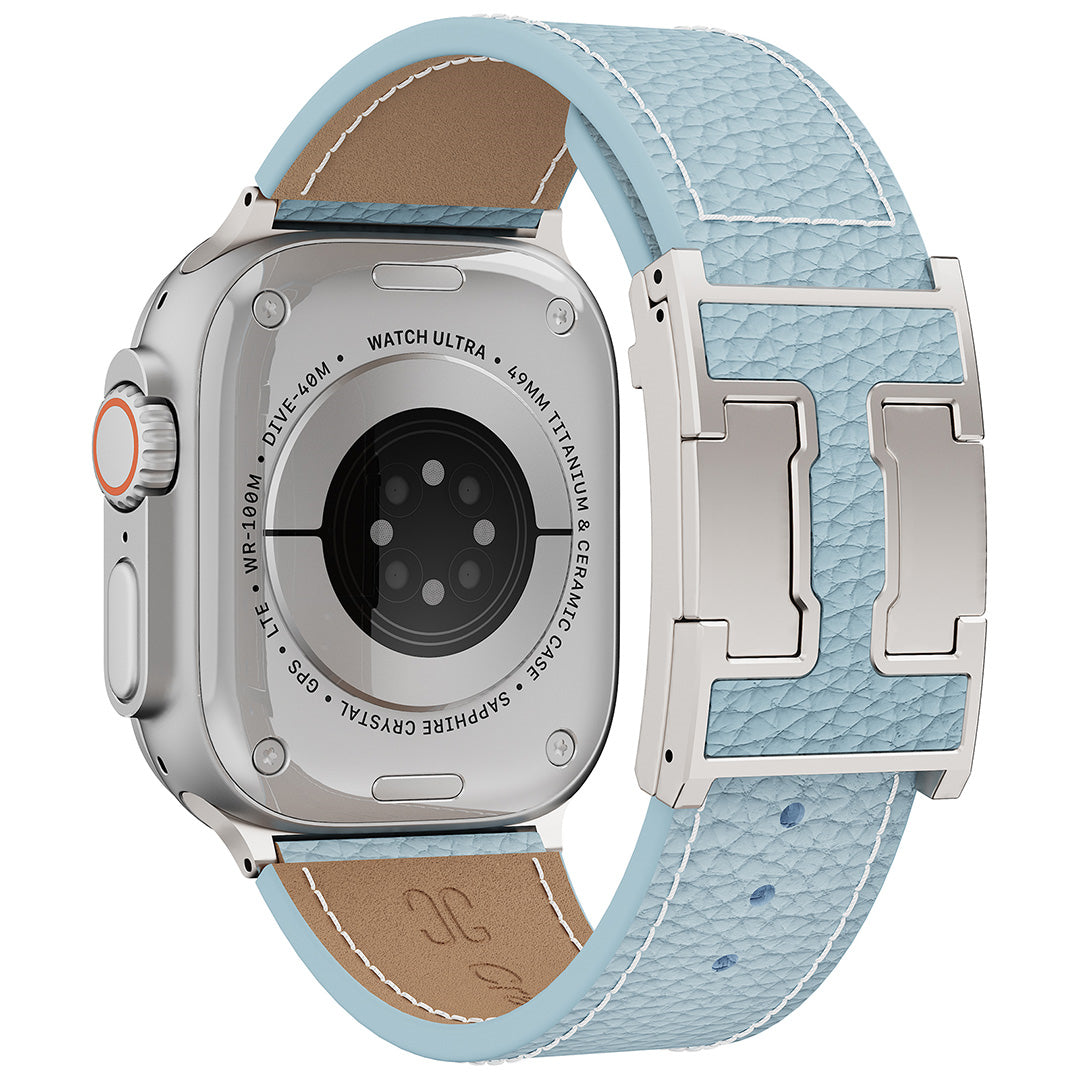 Lychee Leather Band For Apple Watch
