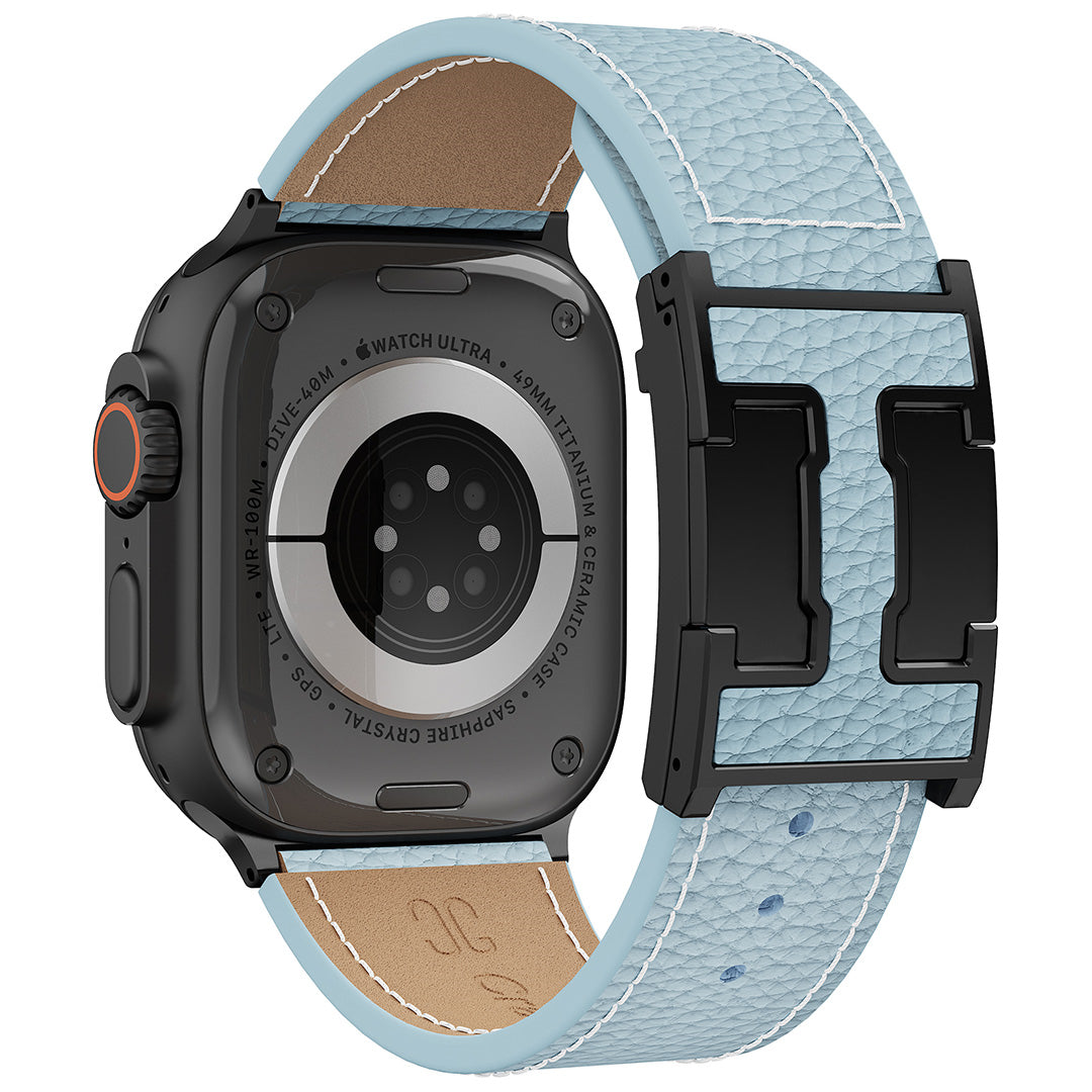 Lychee Leather Band For Apple Watch