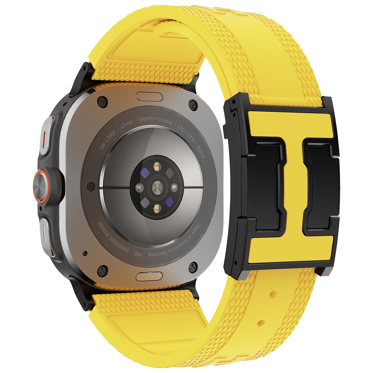 Silicone Magnetic Buckle Band For Samsung Galaxy Watch Ultra