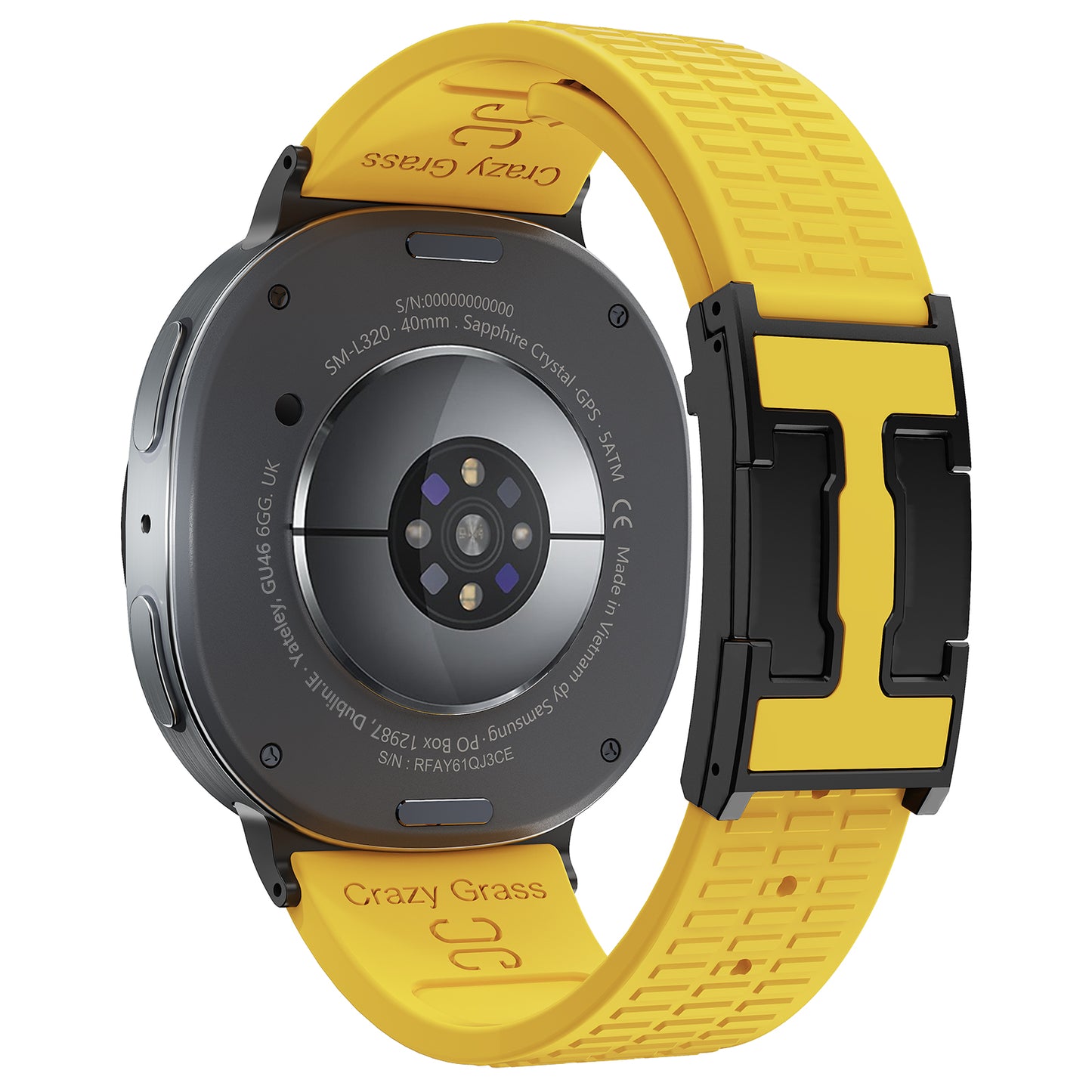 Silicone Magnetic Buckle Strap For Samsung Galaxy Watch