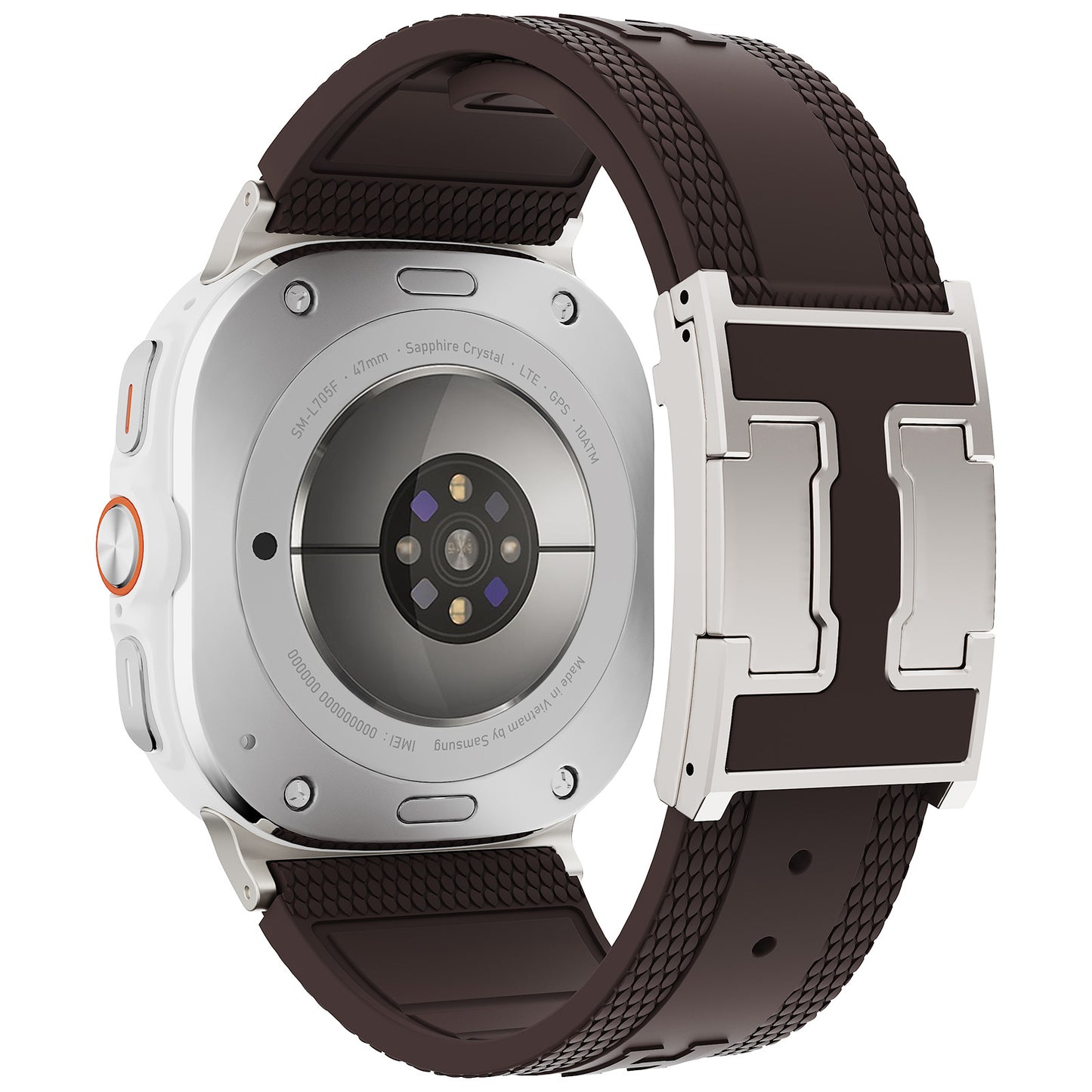 Silicone Magnetic Buckle Band For Samsung Galaxy Watch Ultra