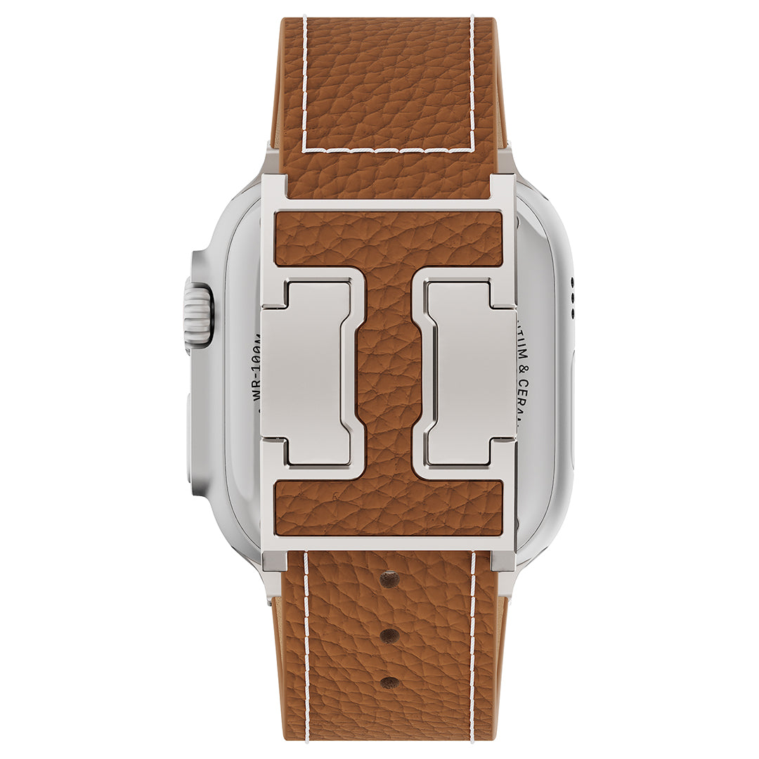 Lychee Leather Band For Apple Watch