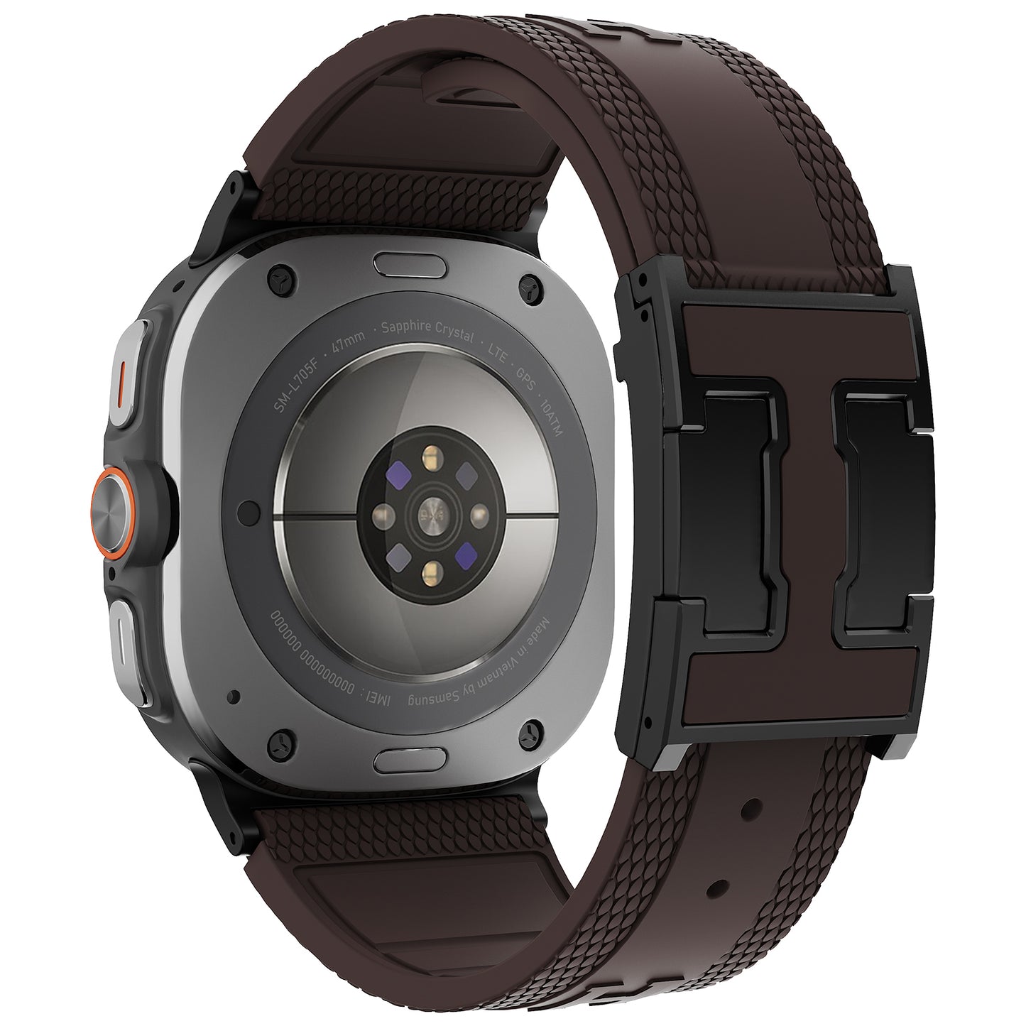 Silicone Magnetic Buckle Band For Samsung Galaxy Watch Ultra