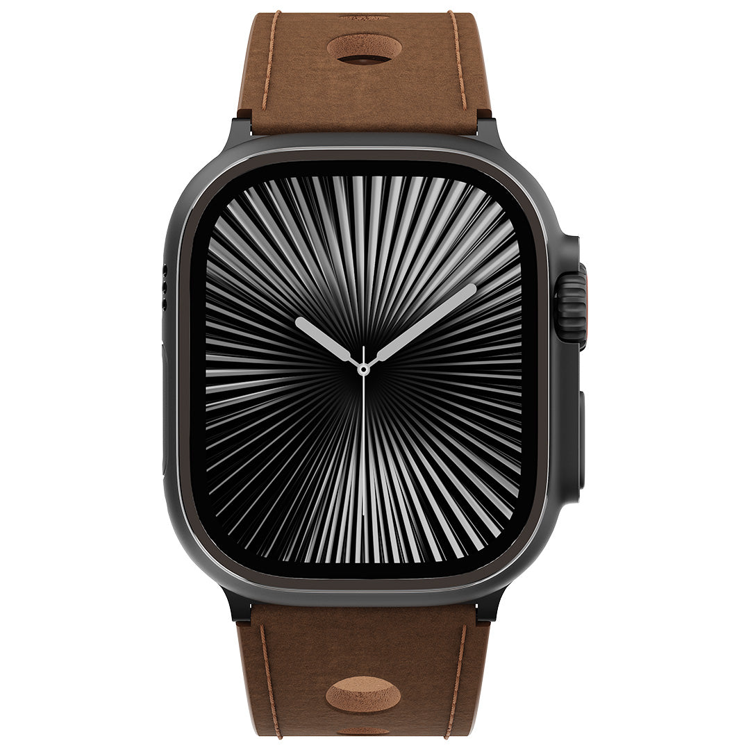 LX Leather Magnetic Buckle Band For Apple Watch