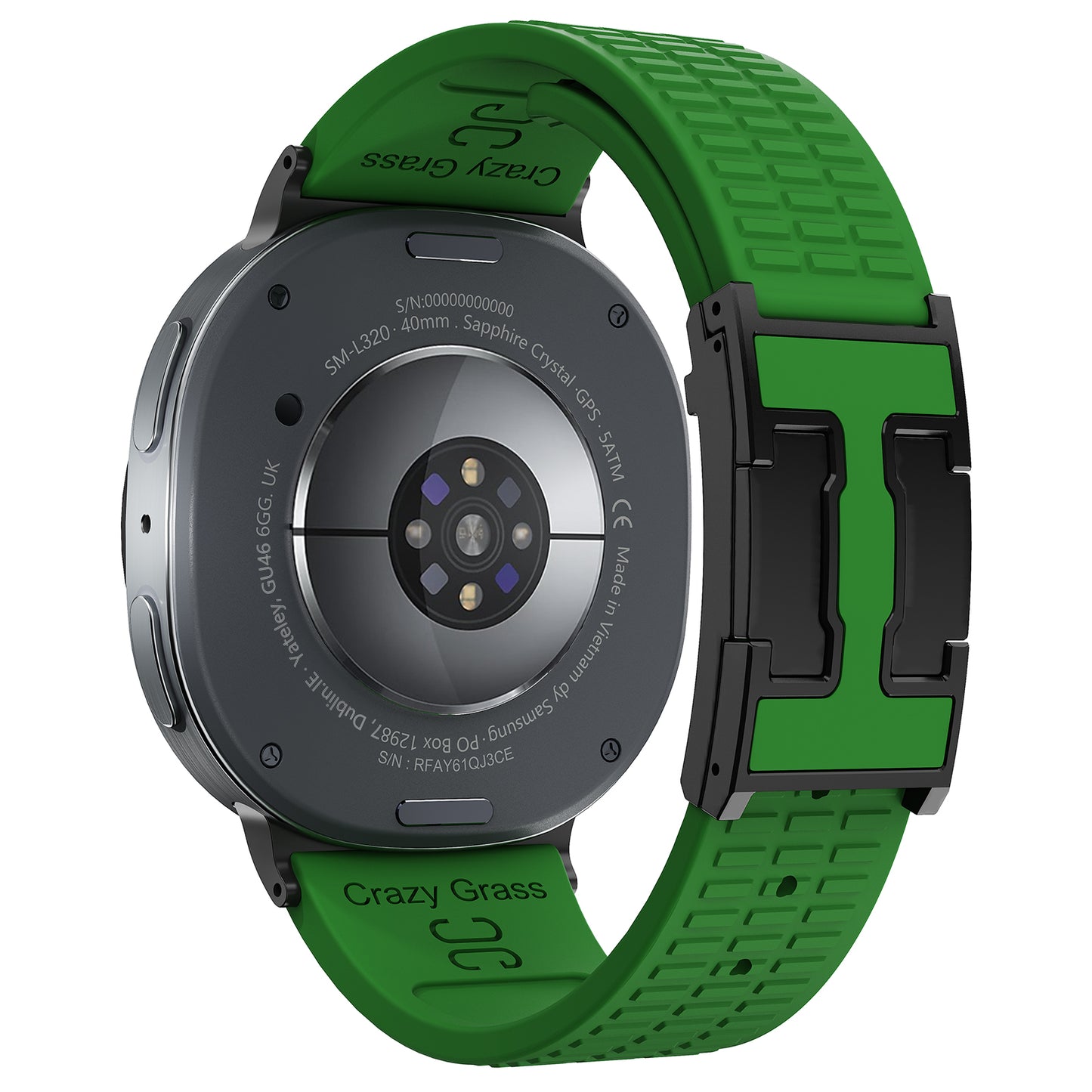 Silicone Magnetic Buckle Strap For Samsung Galaxy Watch