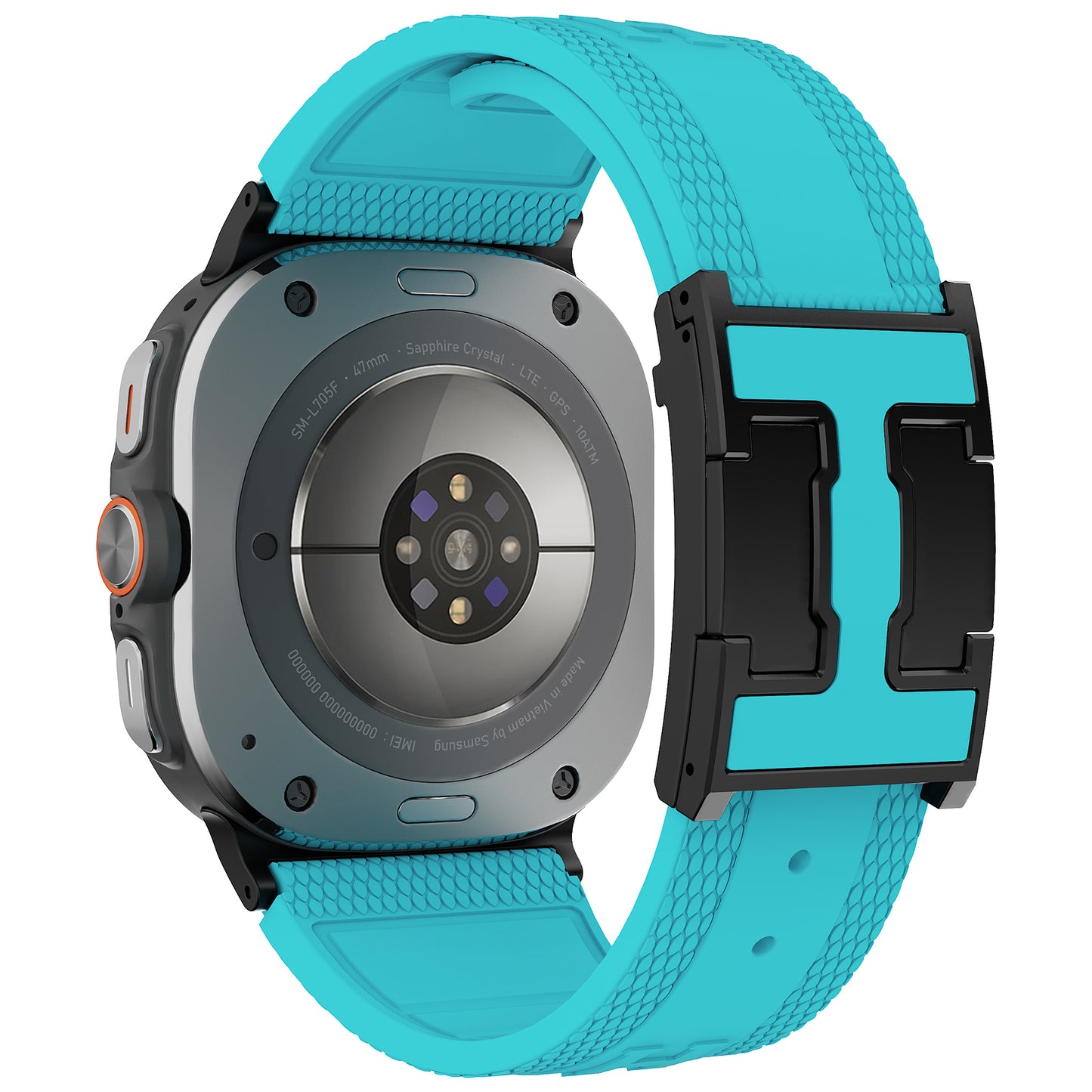 Silicone Magnetic Buckle Band For Samsung Galaxy Watch Ultra