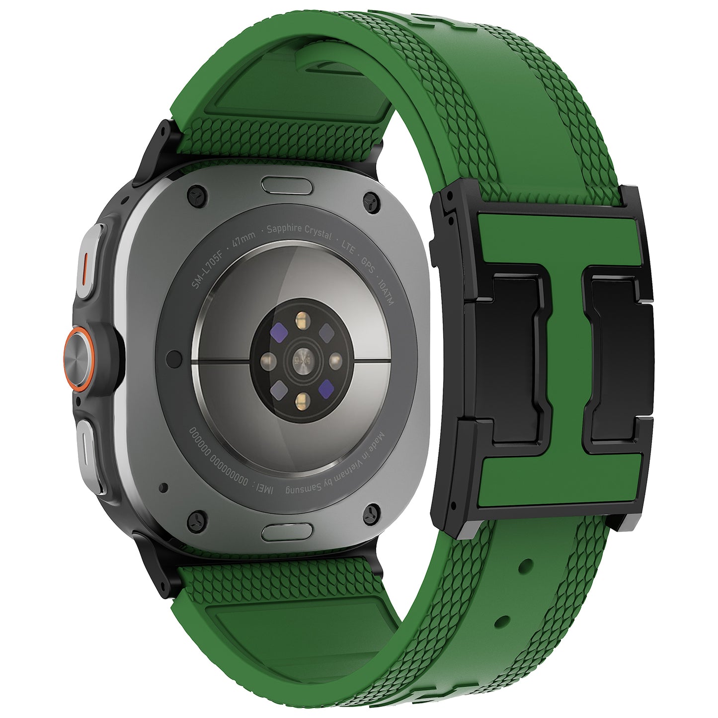 Silicone Magnetic Buckle Band For Samsung Galaxy Watch Ultra