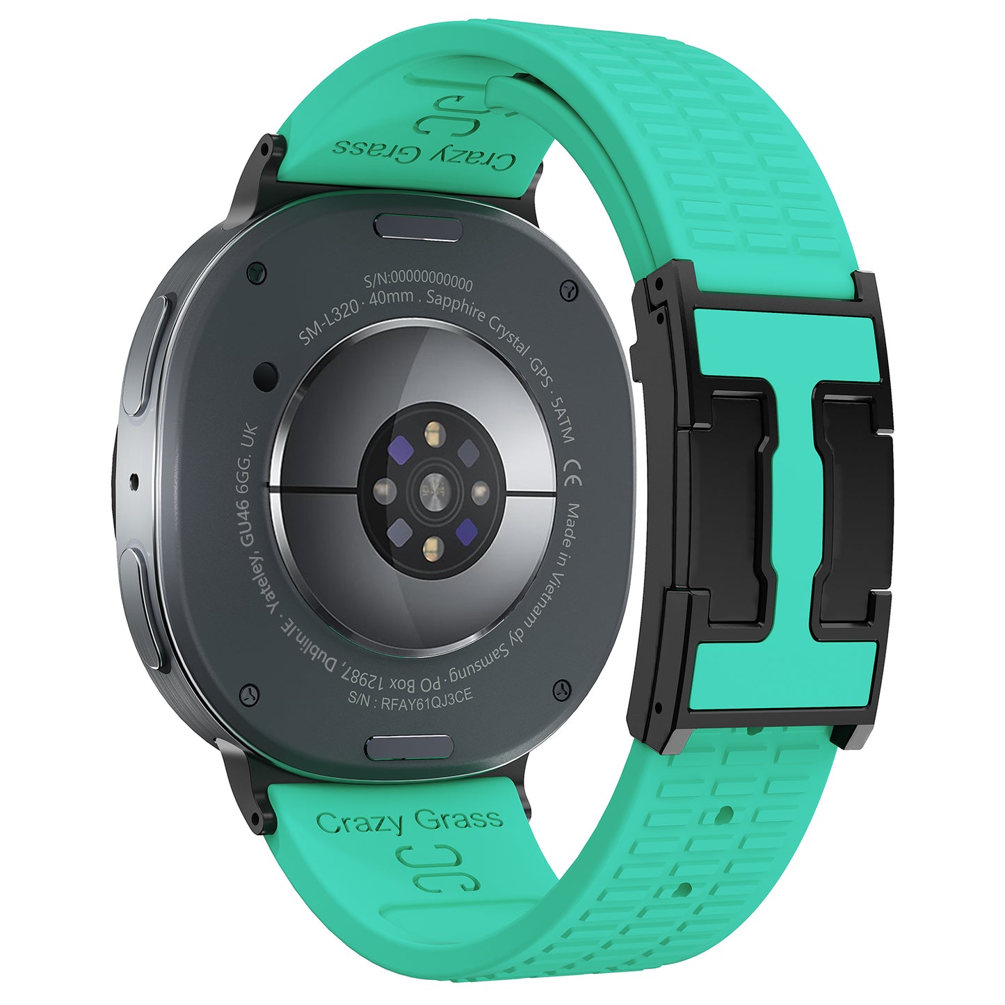 Silicone Magnetic Buckle Strap For Samsung Galaxy Watch