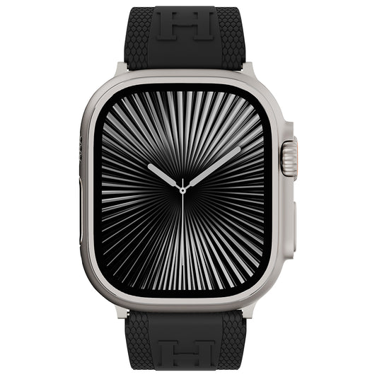 Silicone Magnetic Buckle Band For Apple Watch