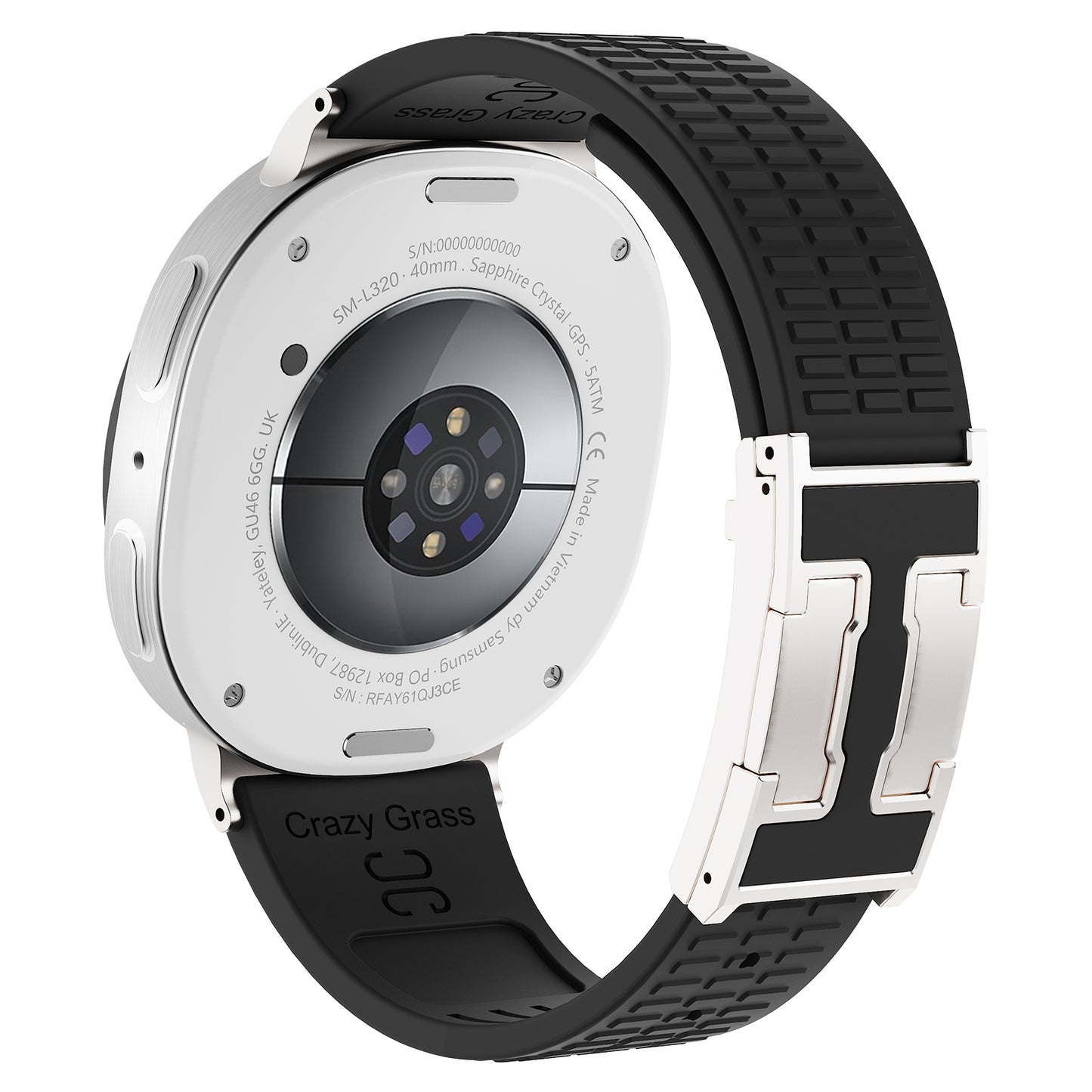 Silicone Magnetic Buckle Strap For Samsung Galaxy Watch