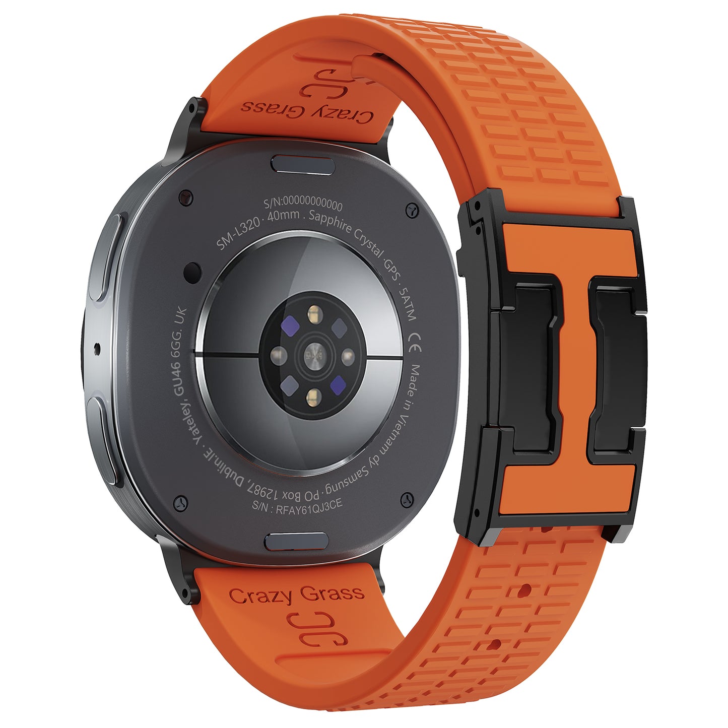 Silicone Magnetic Buckle Strap For Samsung Galaxy Watch