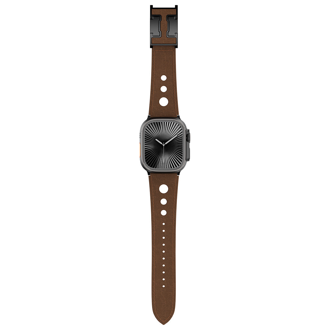 LX Leather Magnetic Buckle Band For Apple Watch