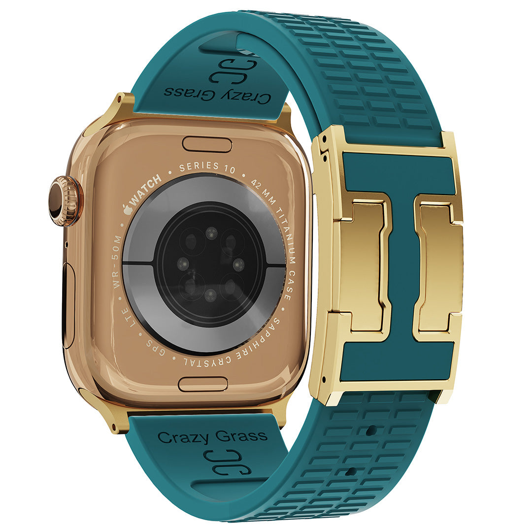 Silicone Magnetic Buckle Strap For Apple Watch