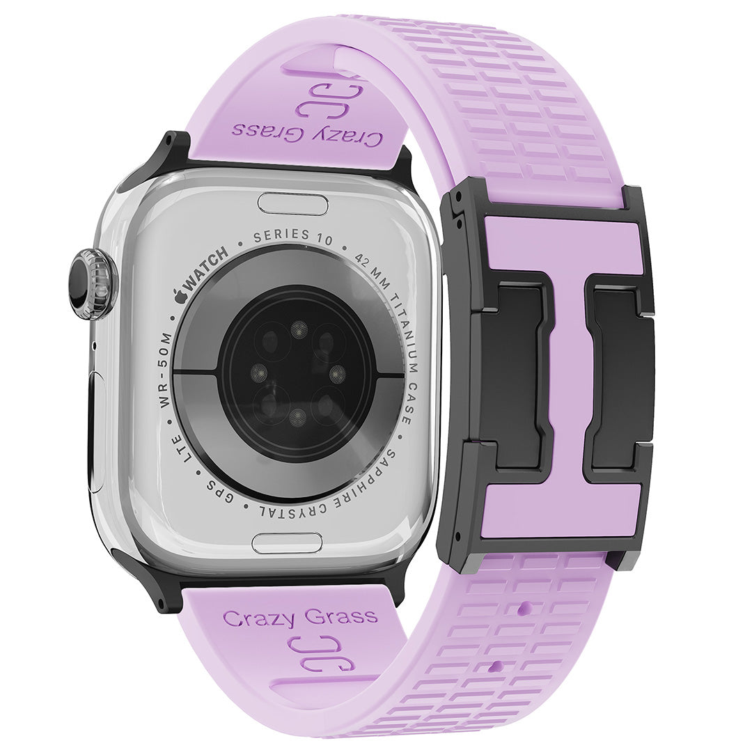 Silicone Magnetic Buckle Strap For Apple Watch