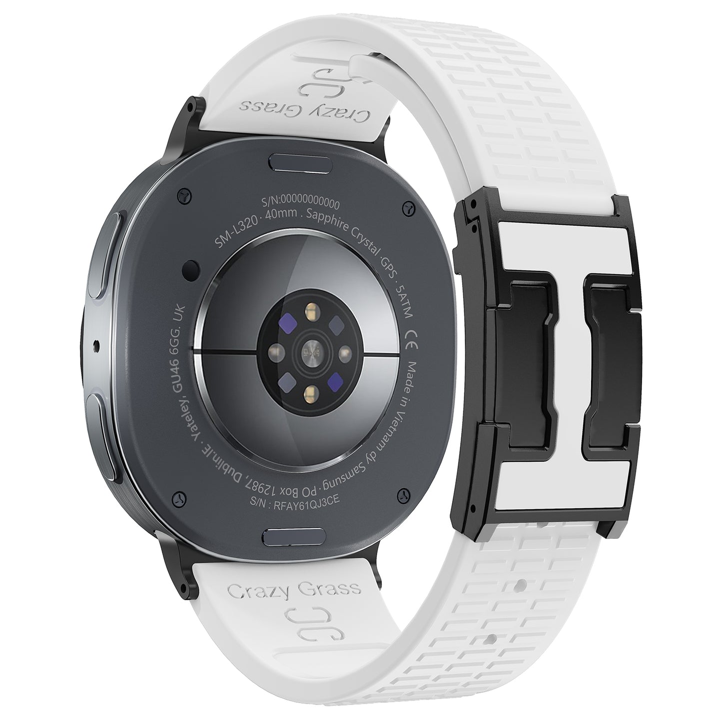 Silicone Magnetic Buckle Strap For Samsung Galaxy Watch