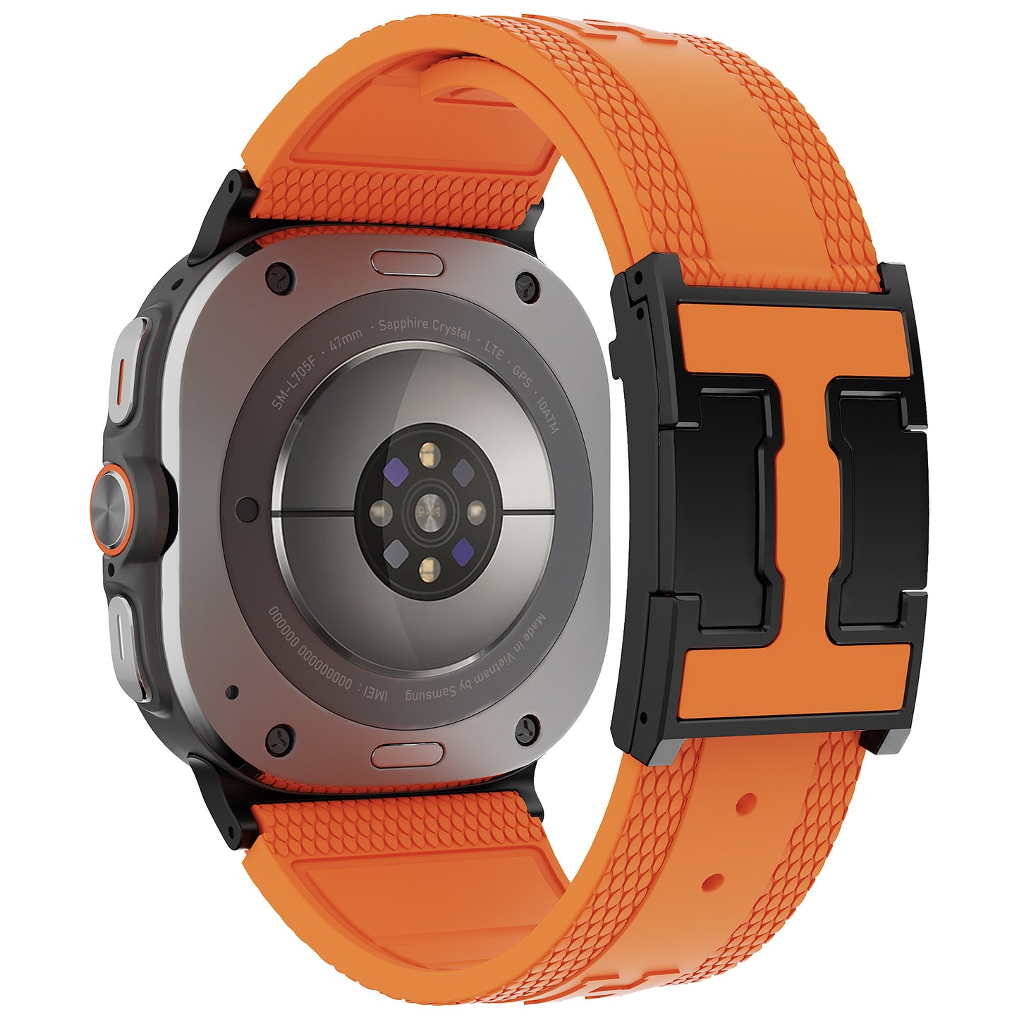 Silicone Magnetic Buckle Band For Samsung Galaxy Watch Ultra