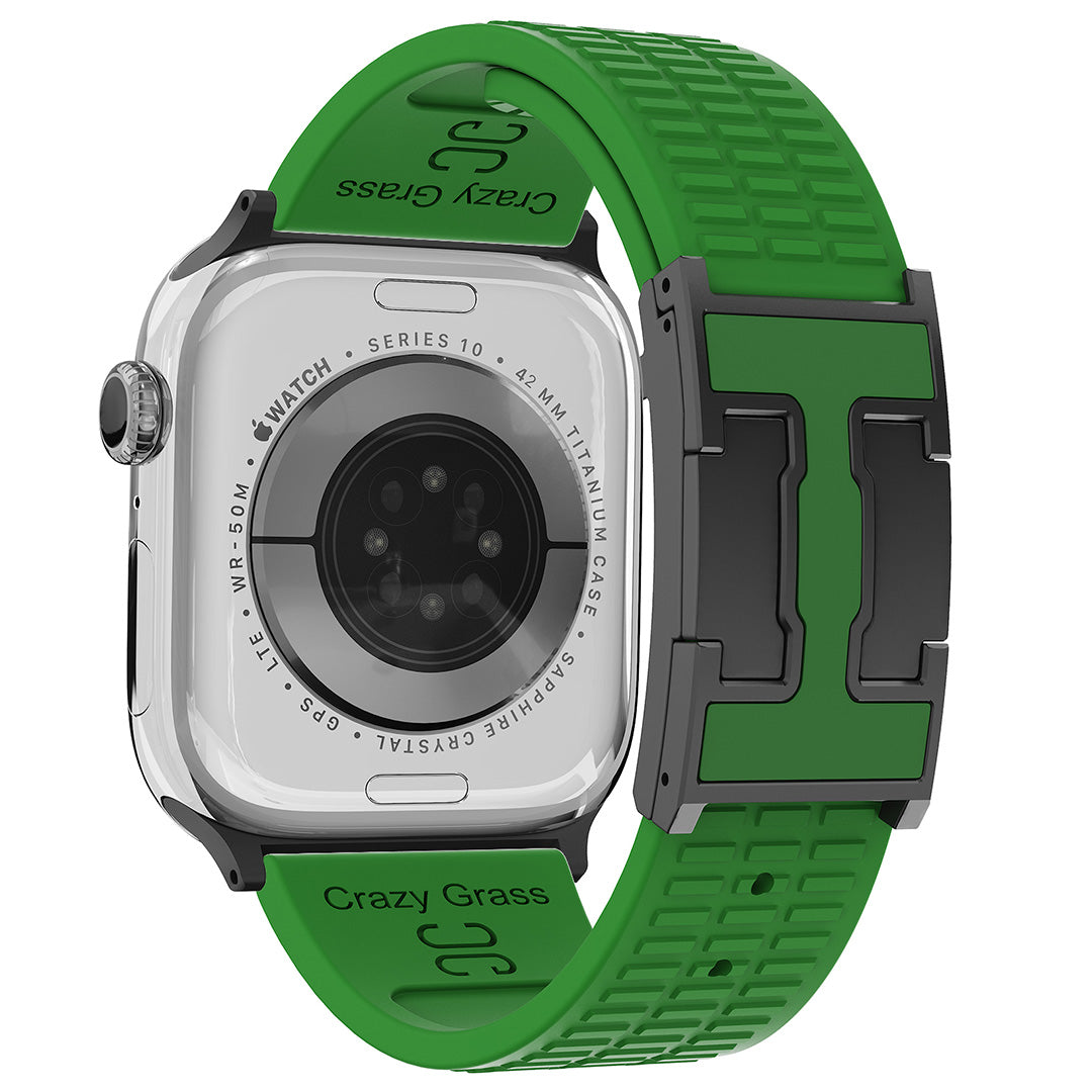 Silicone Magnetic Buckle Strap For Apple Watch