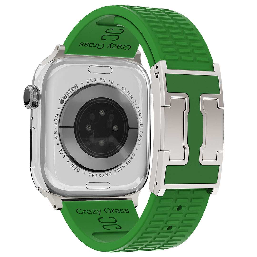 Silicone Magnetic Buckle Strap For Apple Watch