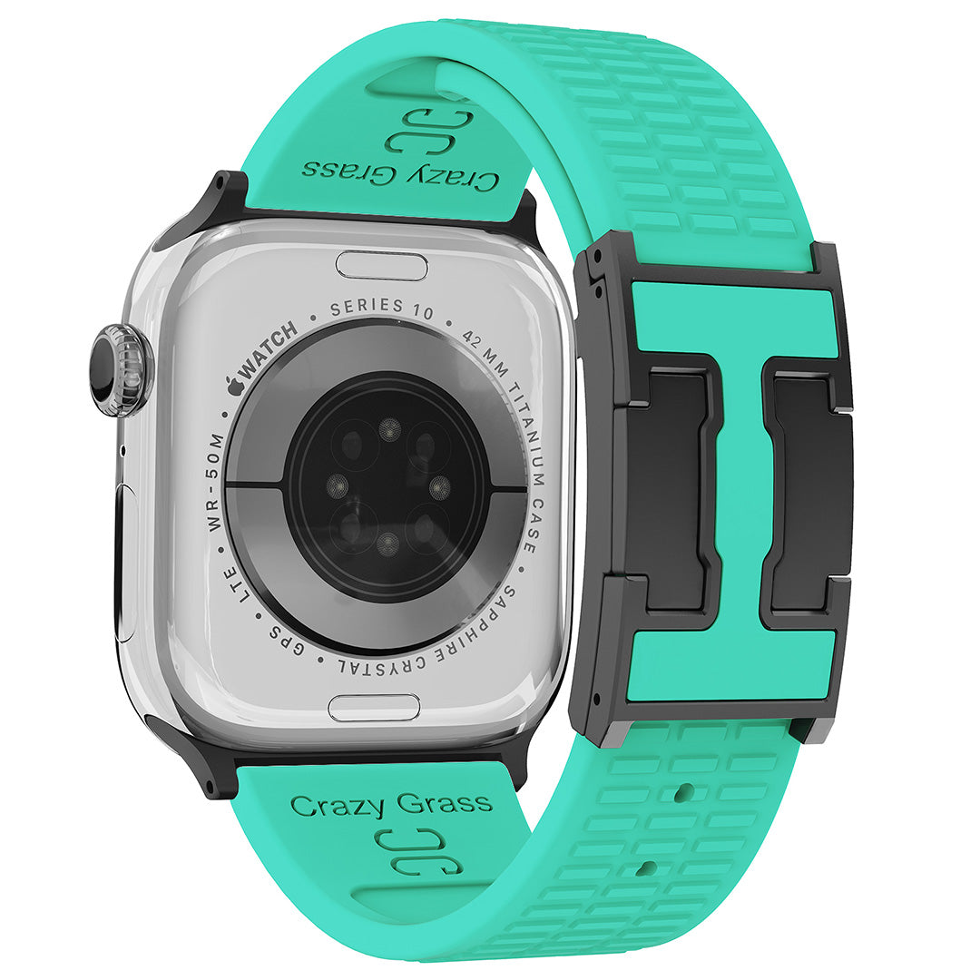 Silicone Magnetic Buckle Strap For Apple Watch
