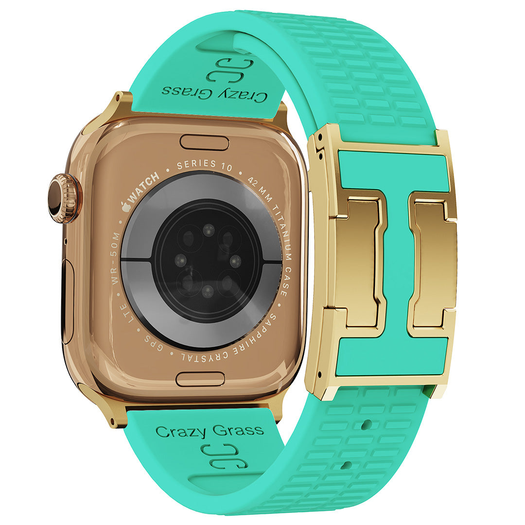 Silicone Magnetic Buckle Strap For Apple Watch