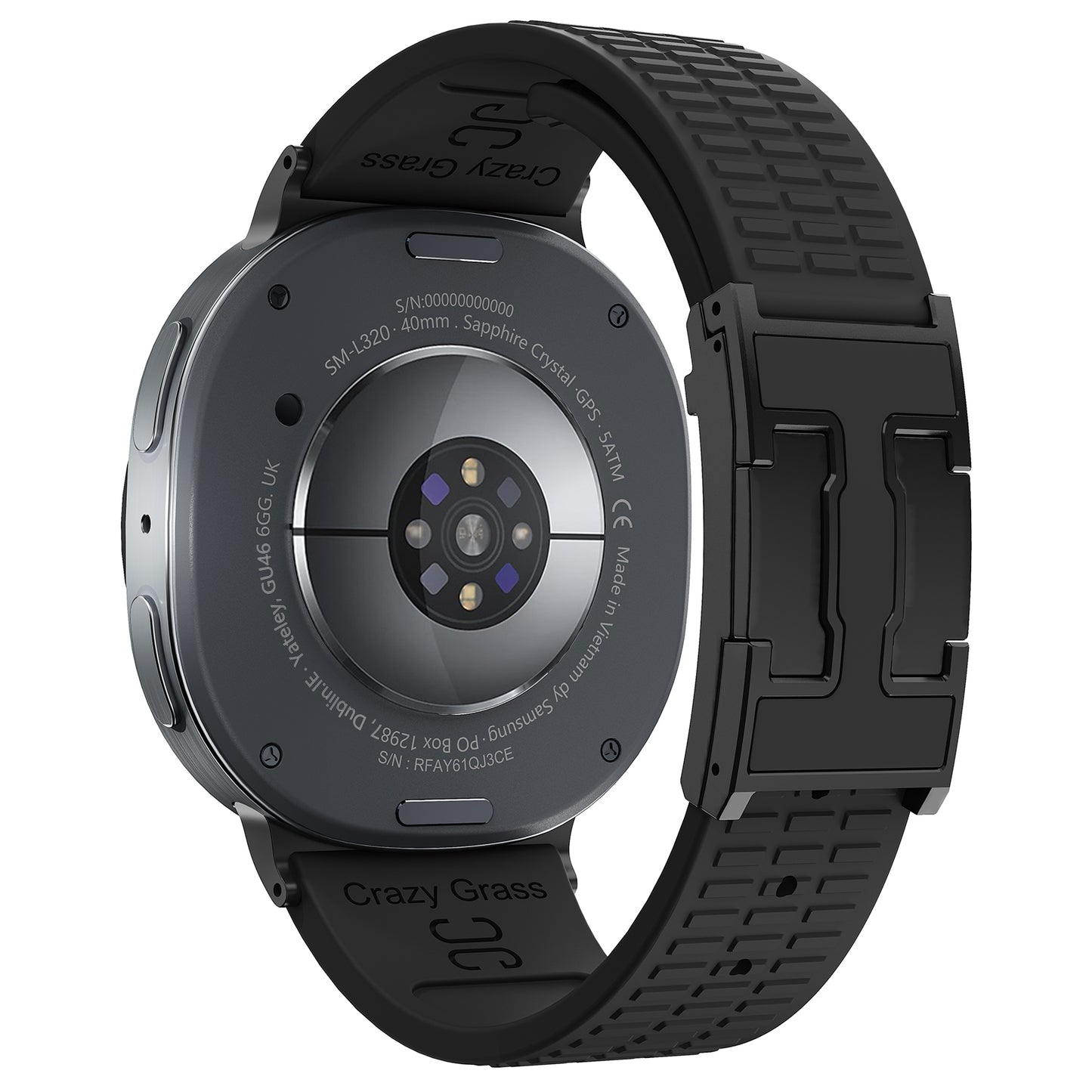 Silicone Magnetic Buckle Strap For Samsung Galaxy Watch