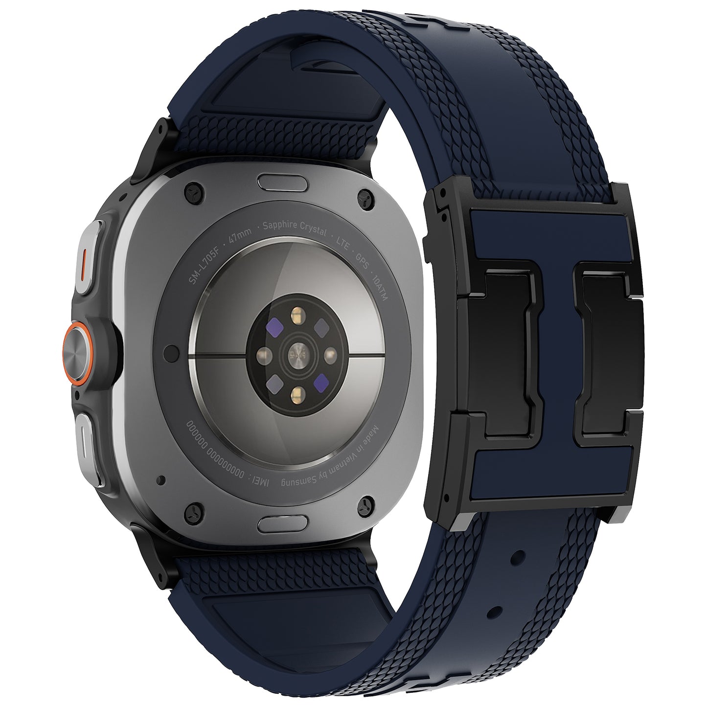 Silicone Magnetic Buckle Band For Samsung Galaxy Watch Ultra