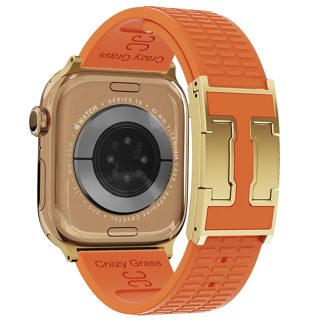Silicone Magnetic Buckle Strap For Apple Watch