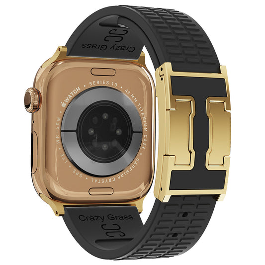 Silicone Magnetic Buckle Strap For Apple Watch