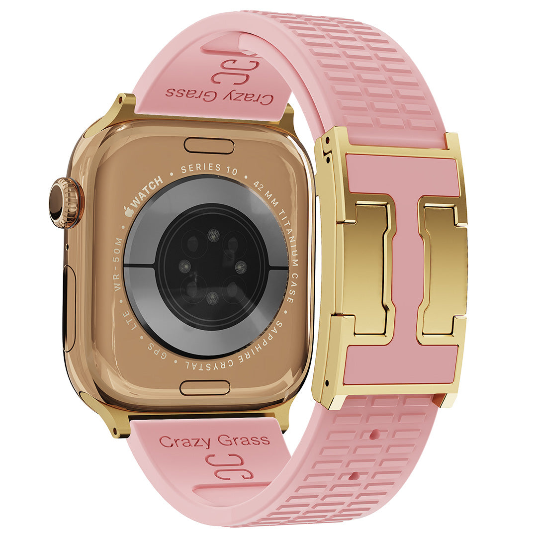 Silicone Magnetic Buckle Strap For Apple Watch
