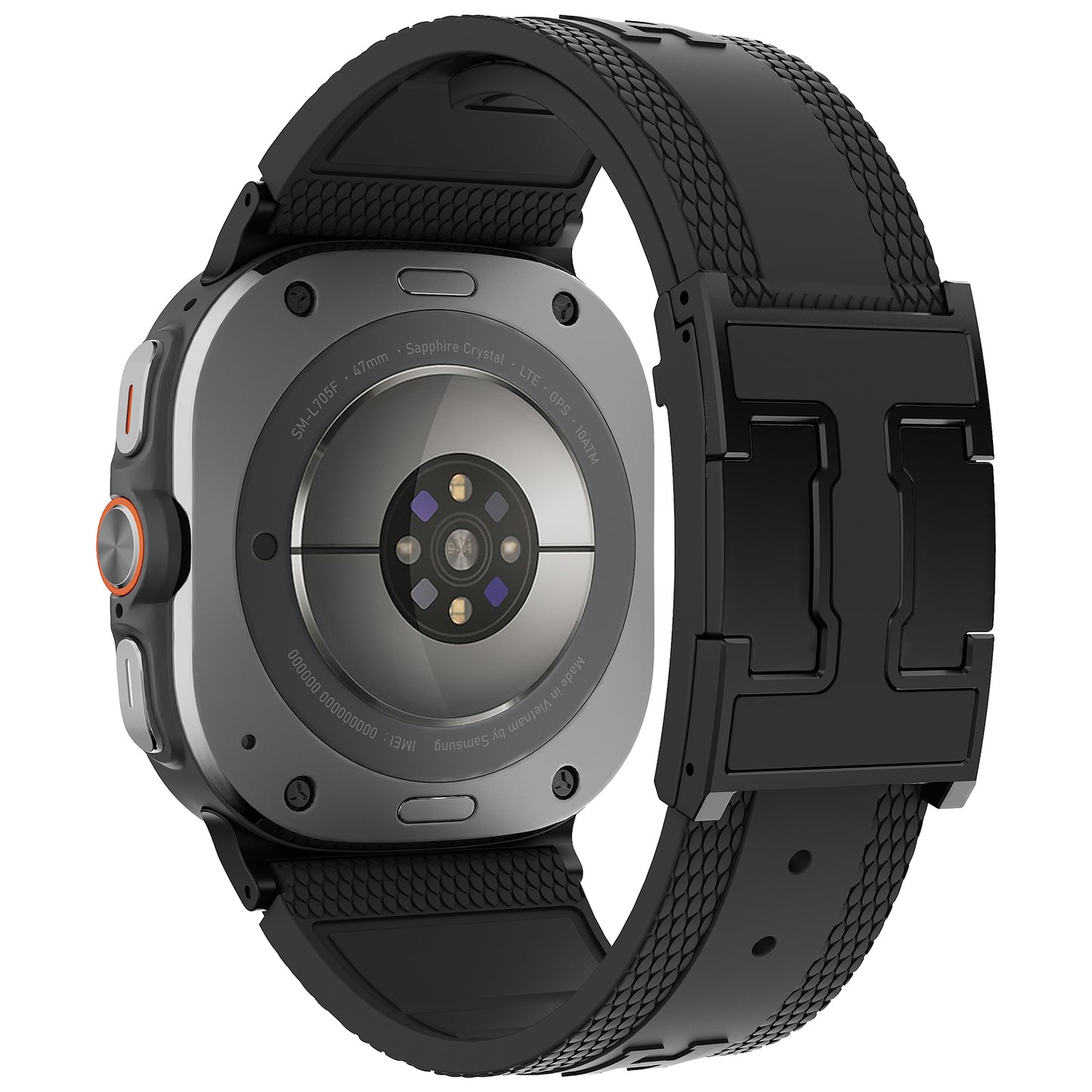 Silicone Magnetic Buckle Band For Samsung Galaxy Watch Ultra