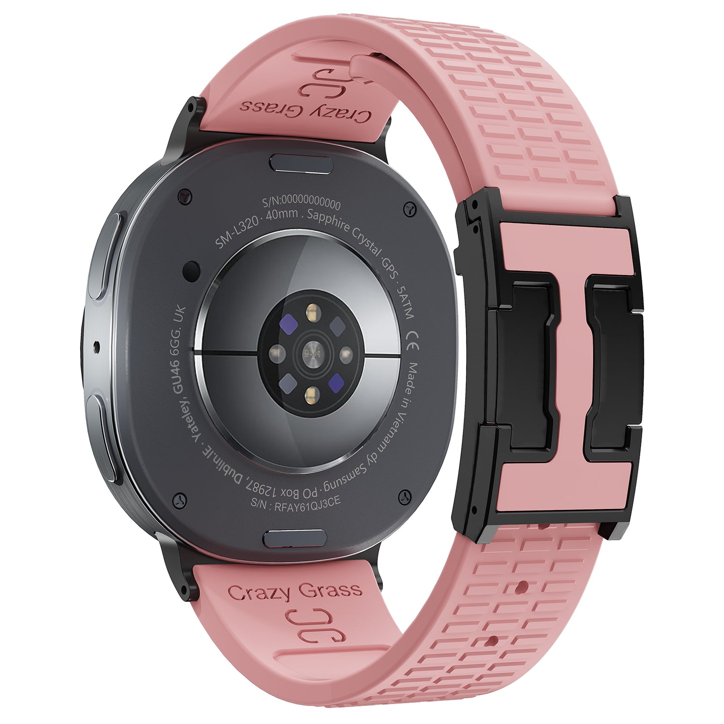 Silicone Magnetic Buckle Strap For Samsung Galaxy Watch