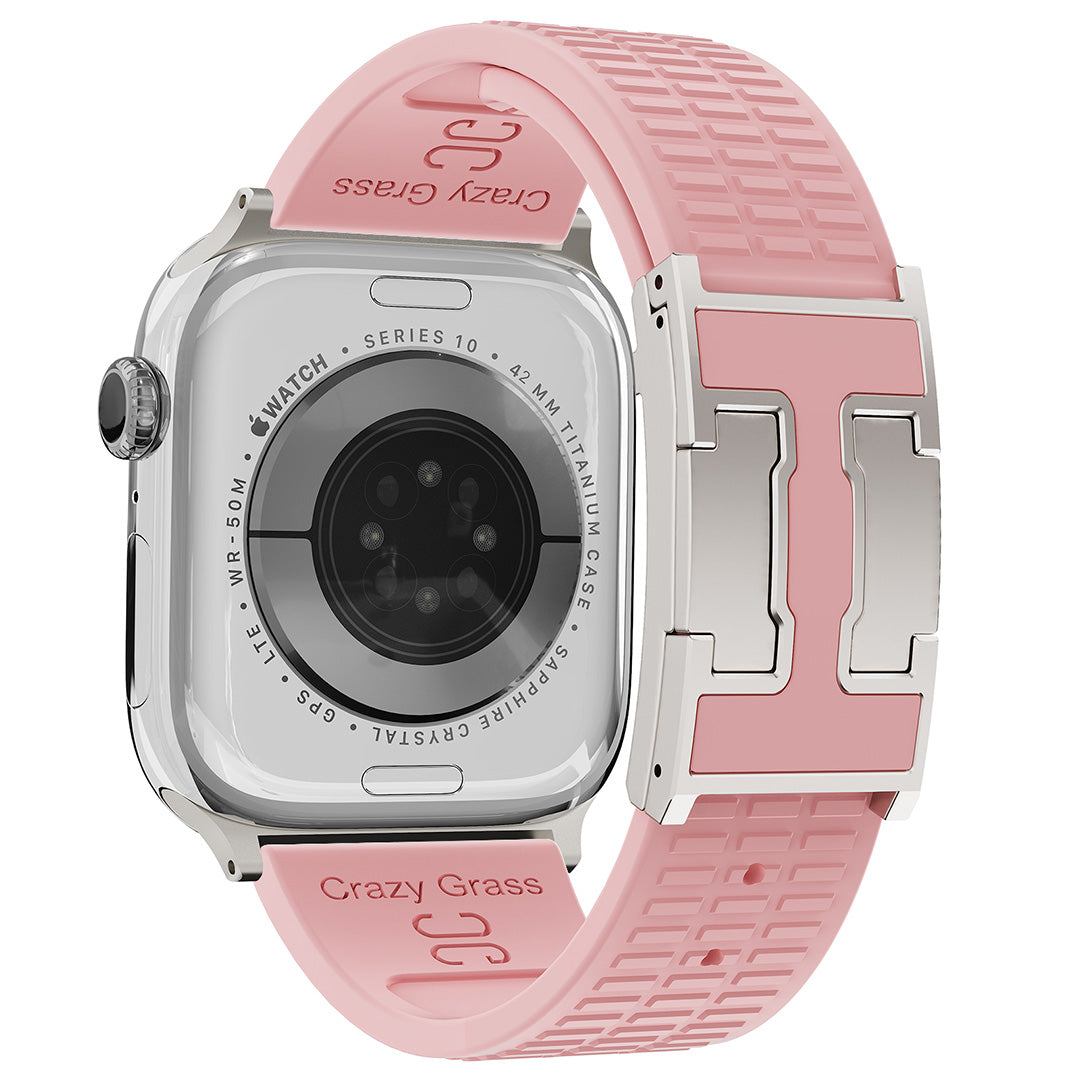 Silicone Magnetic Buckle Strap For Apple Watch