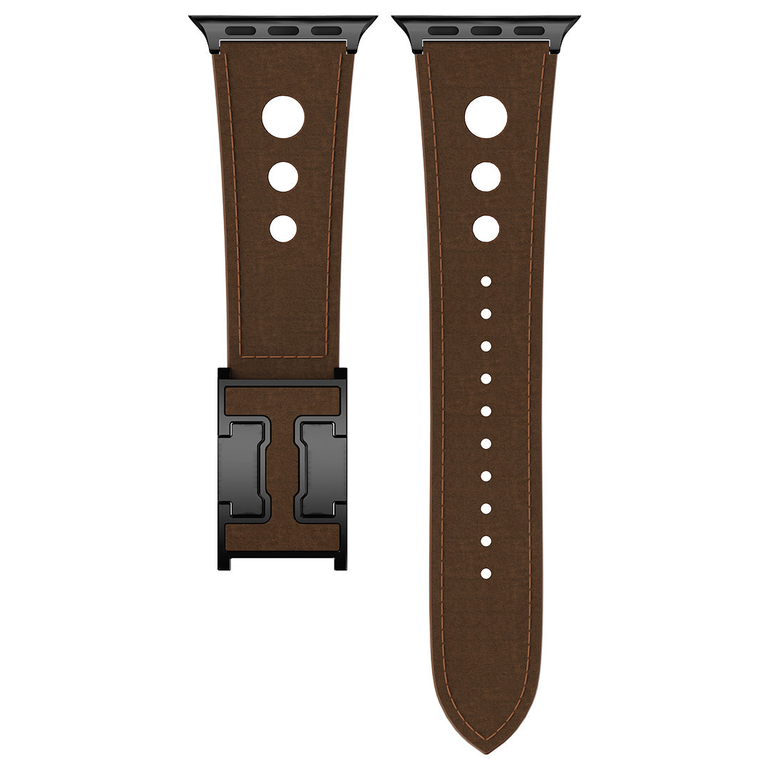 LX Leather Magnetic Buckle Band For Apple Watch