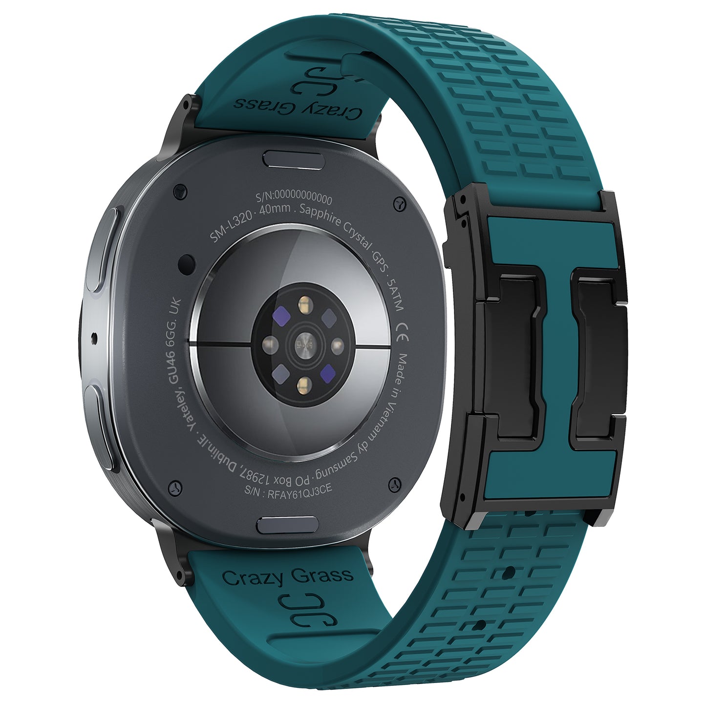 Silicone Magnetic Buckle Strap For Samsung Galaxy Watch