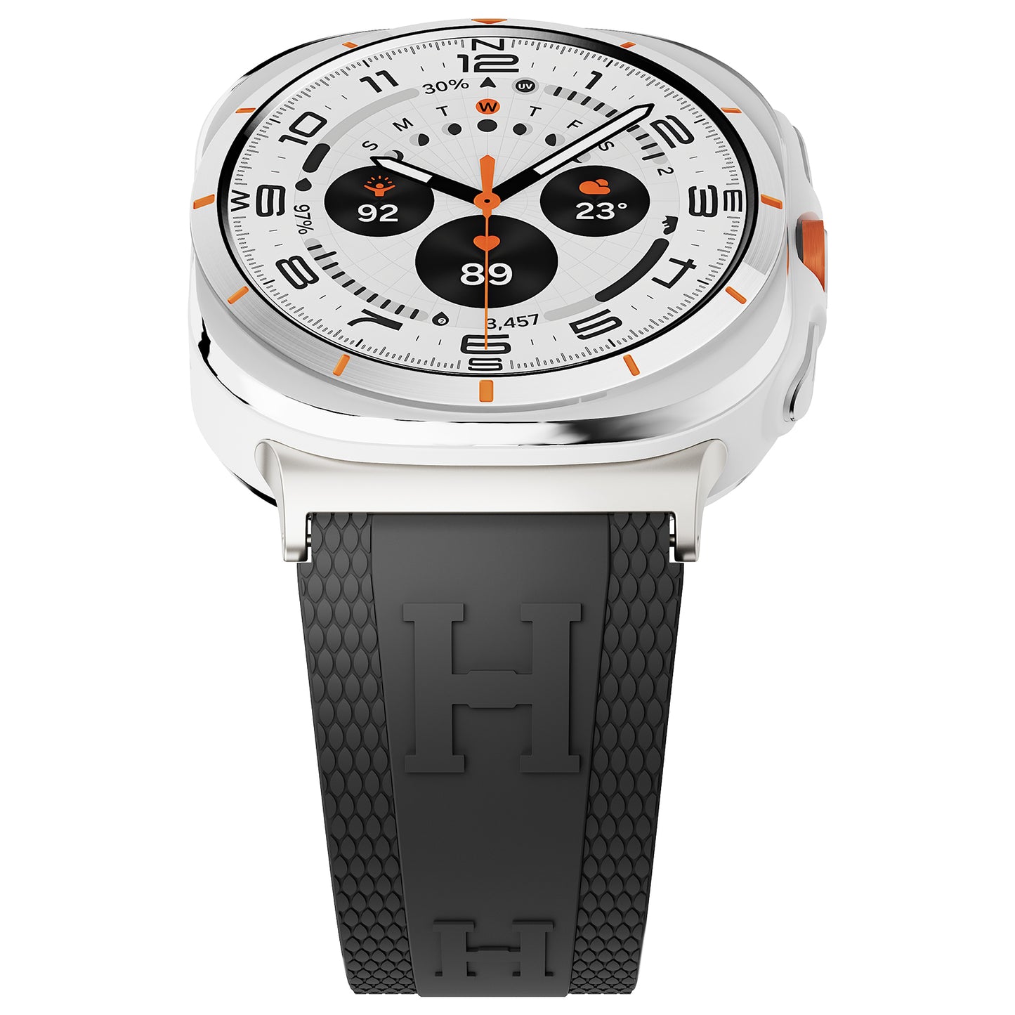 Silicone Magnetic Buckle Band For Samsung Galaxy Watch Ultra
