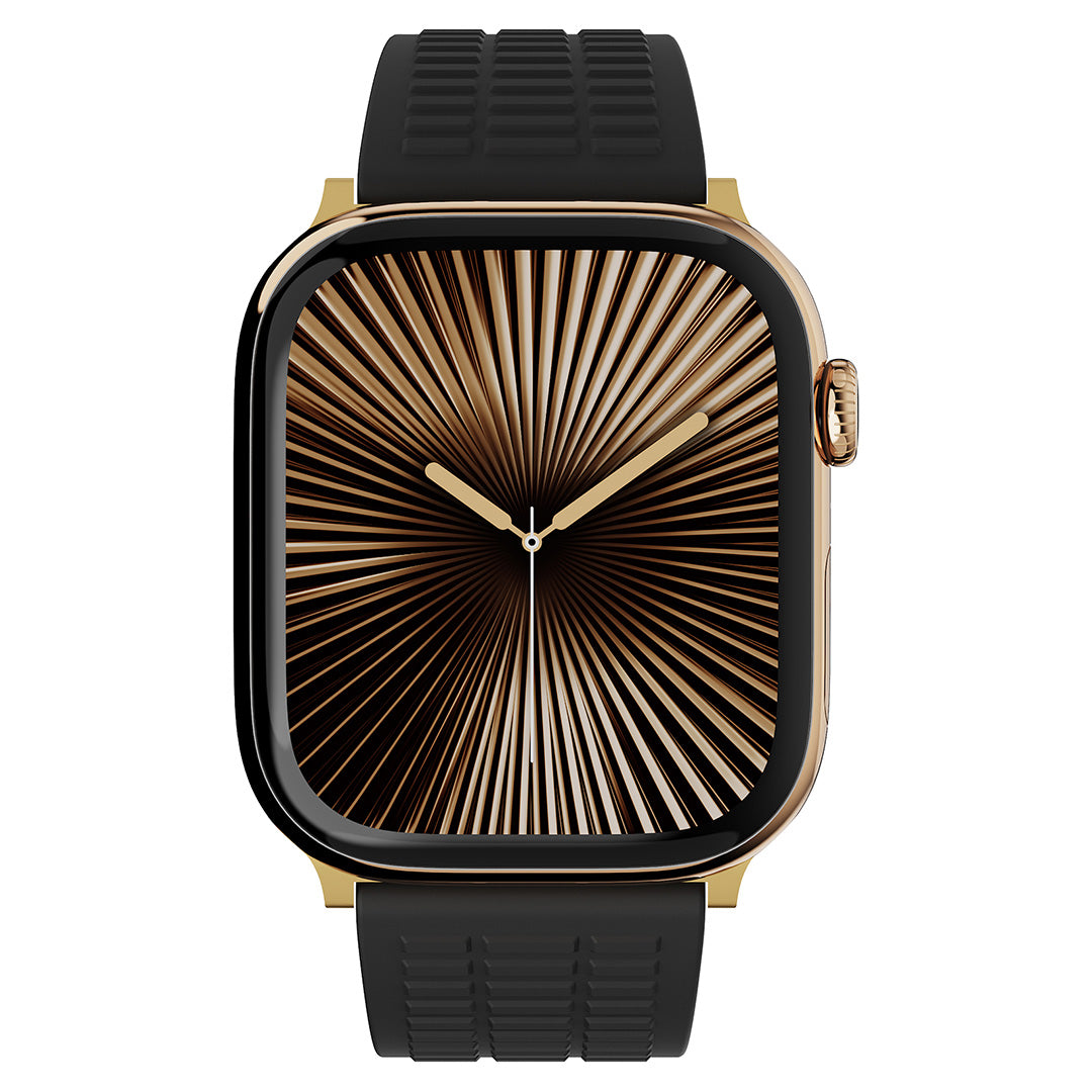 Silicone Magnetic Buckle Strap For Apple Watch